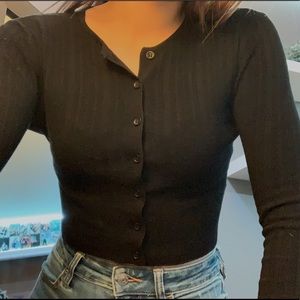 Garage button up cardigan